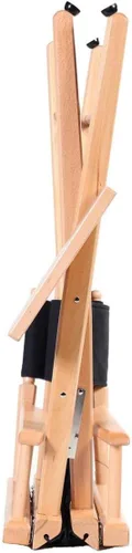 Vista 4 de Filmcraft - Silla alta de director, silla plegable de 30 pulgadas de altura de barra para juegos de películas, estudios y maquilladores, marco