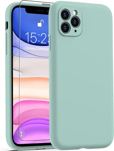 Vista 24 de Goodon Funda para iPhone 11 Pro con protector de pantalla - Protección mejorada de la cámara - Forro de microfibra suave - Funda protectora