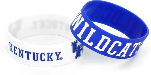 Vista 10 de aminco NCAA - Juego de pulseras de goma de silicona unisex para adultos, paquete de 2