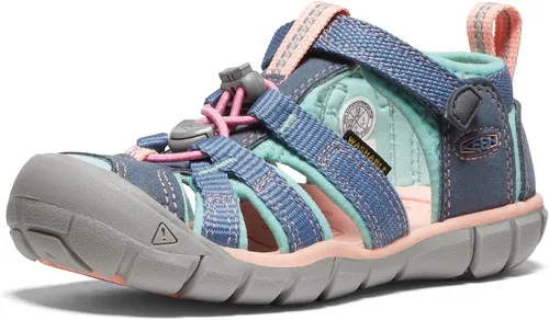 Vista 27 de KEEN Sandalias unisex para niños Seacamp 2 CNX con puntera cerrada Azul Azur/Blanco Estrella