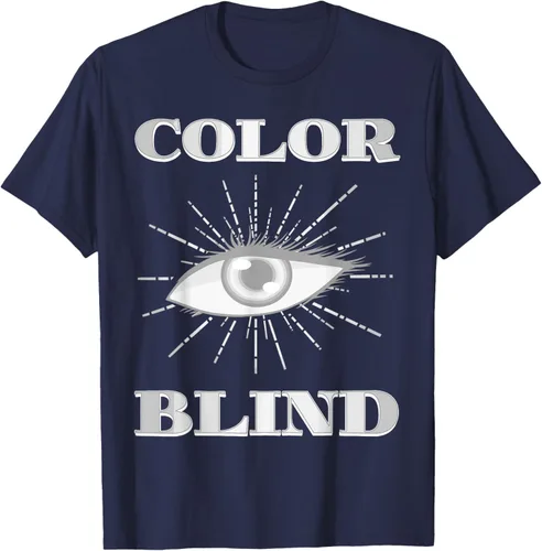 Vista 20 de Color Blind Camiseta Test Funny Glasses Visions