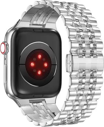 Vista 2 de SaNgaiMEi Correa de repuesto para Apple Watch de 1.496 pulgadas, 1.575 pulgadas, 1.614 pulgadas, 1.654 pulgadas, 1.732 pulgadas, 1.772 pulgadas