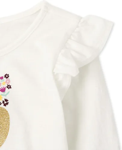 Vista 3 de The Children's Place baby-girls And Toddler Girls Long Sleeve Shirt and Leggings Set