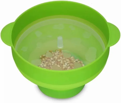 Vista 6 de The Original Popco - Popco - Palomitas de maíz de silicona para microondas con asas, tazón plegable sin BPA y apto para lavavajillas