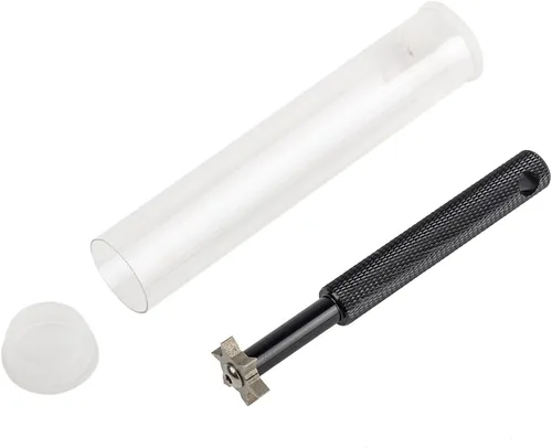 Vista 7 de HIFROM Afilador de ranuras con 6 cabezales – Afilador de ranuras para palos de golf, herramienta de reranurado y limpiador para todos los hierros