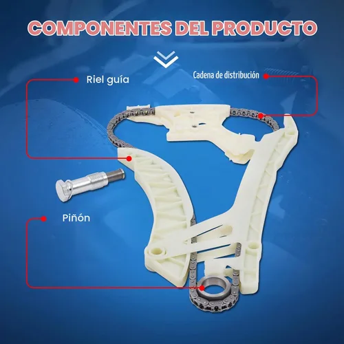 Vista 3 de MOCA - Kit de cadena de distribución de motor compatible con BMW 228i/ 428i, 2013-2017 para 320i, 2012-2016 para 528i, 2013-2016 para X3, 2012-2016