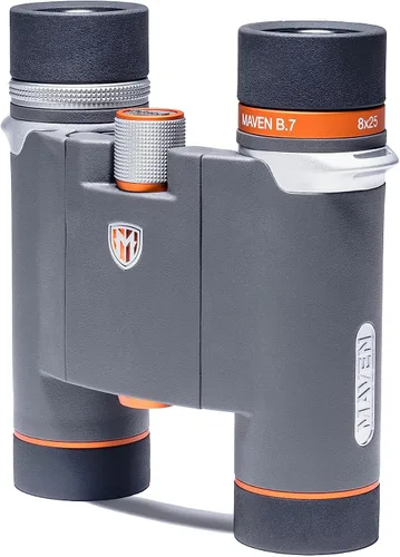Vista 2 de Maven B.7 0.984 in ED Binocular (8X25, Negro/Gris)