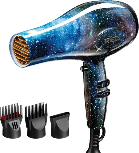 Vista 8 de RED Designer Series 3200 - Secador de pelo, 3 ajustes de calor y 2 velocidades, tiro fresco, 25% más flujo de aire, Pik desenredante patentado