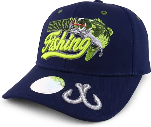 Vista 7 de Trendy Apparel Shop Gorra de béisbol ajustable bordada de pesca de caza