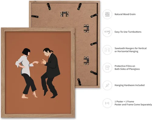 Vista 2 de Poster Master Póster de baile de pareja, impresión icónica de baile, arte moderno, arte moderno, arte pop, arte de película, regalo para hombres