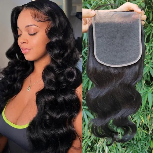 Vista 22 de Encaje frontal transparente HD de 13 x 6 pulgadas, prearrancado con abuelitos, línea capilar natural, cierre frontal ondulado 12A, cabello humano