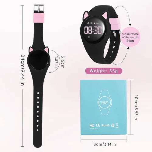 Vista 6 de Kids Watch, Digital Watch, Sport Watch with Alarm Clock, Stopwatch, Waterproof Fitness Tracker with No App for Ages 5-12 Children