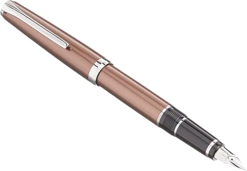 Vista 12 de PILOT Pluma estilográfica Metal Falcon Collection, barril negro, punta extrafina (60461)