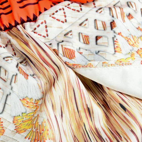 Vista 9 de JerrisApparel Disfraz de princesa, conjunto de falda de dos piezas para niñas (3T-4T, naranja)