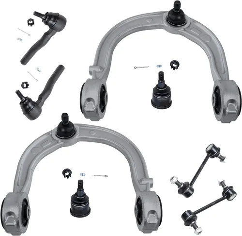 Vista 420 de Detroit Axle - Kit de brazos de control de extremo de 8 piezas para Toyota 2001-2003 Highlander 2002-2003 Camry Lexus ES300, 2 conjuntos de brazos