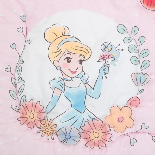 Vista 10 de Lambs & Ivy (LAMCR) Juego de ropa de cama para cuna de bebé, diseño de princesas Disney, color rosa, 3
