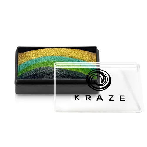 Vista 12 de Kraze FX Dome Stroke The Royal Family - Cleopatra (0.88 oz), pintura profesional de cara y cuerpo de un solo trazo, pintura facial y corporal