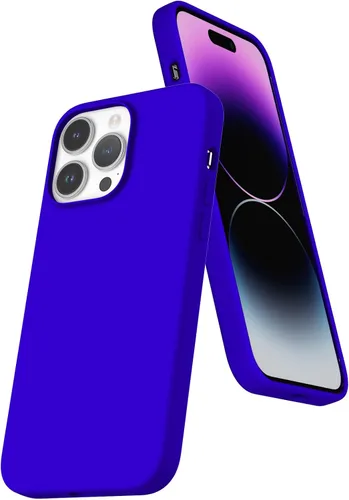 Vista 190 de Funda de silicona líquida compatible con iPhone 12 Pro Max 6.7 pulgadas, funda de gel de protección completa con forro de microfibra, funda