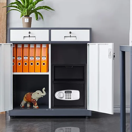 Vista 9 de S AFSTAR Caja fuerte digital con llaves de emergencia y ranura de depósito, caja de seguridad electrónica para dinero en efectivo, joyas