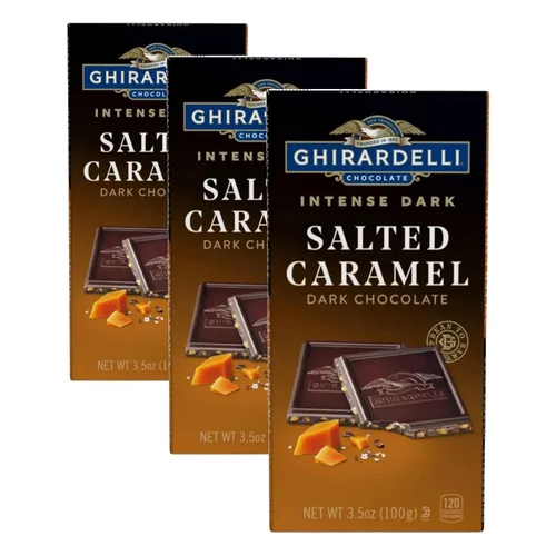 Vista 10 de GHIRARDELLI Barra de chocolate negro intenso, sal marina 60% cacao, barra de 3.5 onzas