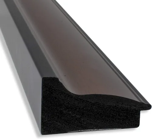 Vista 2 de Amanti Art Espejo de baño marrón para sobre el fregadero, espejo rectangular de tocador rectangular de nogal Harvard de 25 x 21 pulgadas, marco
