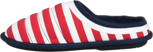 Vista 8 de Dearfoams - Zapatillas de zueco para niños y niñas, diseño de estrellas y rayas