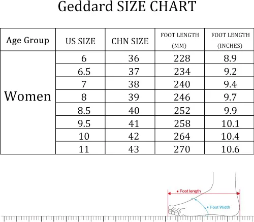 Vista 6 de Geddard - Botines de combate impermeables, con tacón bajo y agujetas para mujer