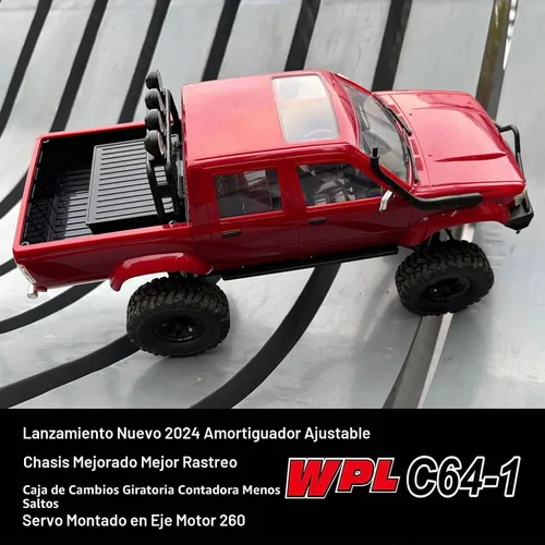 Vista 4 de WPLDEWAN 1/16 RC Crawler WPL C64-1 Camión de control remoto Off Road