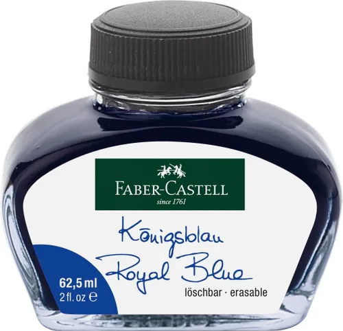 Vista 10 de Faber-Castell 149839 Botella de tinta lavable 1.0 fl oz azul rey Real