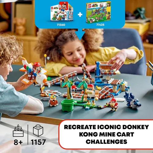 Vista 2 de LEGO 71425 Super Mario Diddy Kongs Lorenritt Erweiterungsset