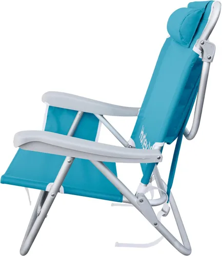 Vista 3 de Hurley - Silla de playa de lujo estilo mochila, tamaño único, turquesa