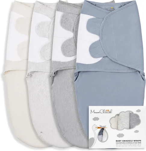 Vista 29 de Mama Cheetah Saco de envolver para bebés prematuros, saco de dormir orgánico para bebés prematuros, manta para envolver prematuros, envolturas