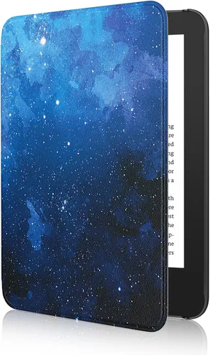 Vista 18 de MoKo Funda para Amazon Kindle Basic de 11ª generación 2024/2022 de 6", color negro mezclilla Cubierta ligera para Kindle Basic de 11ª