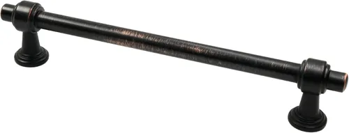 Vista 19 de Alzassbg - Perillas de gabinete de barra recta de bronce aceitado de 2 Oil Rubbed Bronze