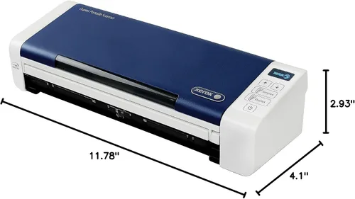 Vista 6 de Xerox Escáner de documentos portátil dúplex, escáner portátil dúplex Xerox dúplex, azul y blanco