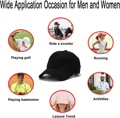 Vista 5 de NPJY Baseball Cap Golf Dad Hat Adjustable Original Classic Low Profile Hat Beige