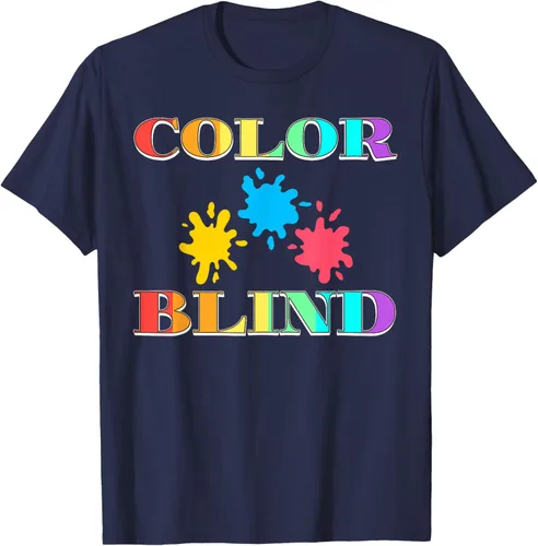 Vista 20 de Color Blind Camiseta Test Funny Glasses Visions