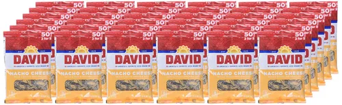 Vista 5 de Semillas de girasol David Seeds, queso Nacho, 0.8 onzas, 36