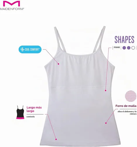 Vista 5 de Maidenform Women's Shapewear Cami Tank Top, Tummy Control Shapewear for Women, Back-smoothing Fajas Cami (Plus Size, Too)
