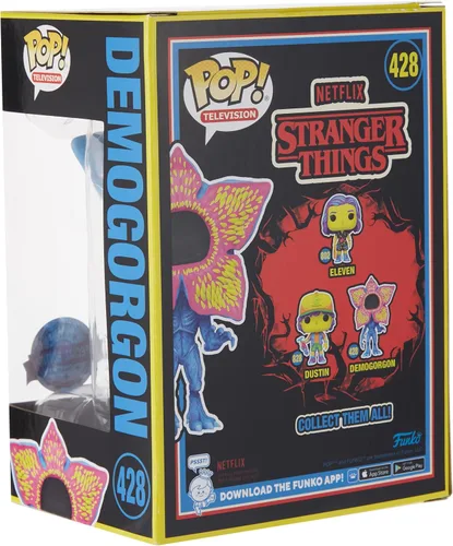 Vista 4 de Pop! Televisión Stranger Things 428 Demogorgon Luz negra