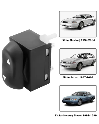 Vista 5 de Interruptor de ventana eléctrica para Mustang Mercury Tracer Ford Escort 1997-2003 Reemplazar 901-343 F4ZZ14529A DWS132 Delantero Izquierdo Derecho