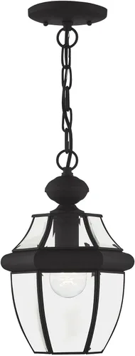 Vista 8 de Livex Lighting 2152-01 Monterey - Farol colgante para exteriores, 1 luz, latón antiguo