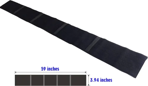Vista 4 de Protectores de árbol para Zip Line y Slacklines, 59 pulgadas de largo, juego de dos