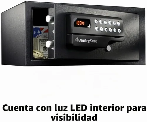 Vista 5 de Caja fuerte electrónica con lector de tarjetas, 060ESBLK