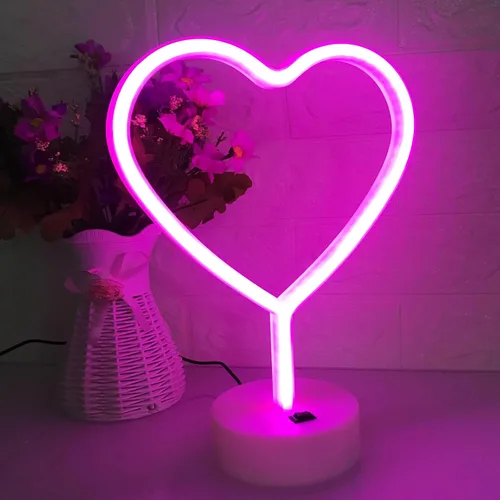 Vista 53 de Letrero de neón de amor para dormitorio, USB o batería, luz de neón para pared, luz de neón LED como letreros de pared de neón para niñas, letrero