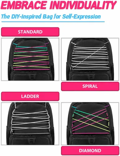 Vista 2 de Mochila de baloncesto para hombres y mujeres con compartimento para pelota y zapatos, capacidad de 30L, ligera y transpirable, mochila de fútbol