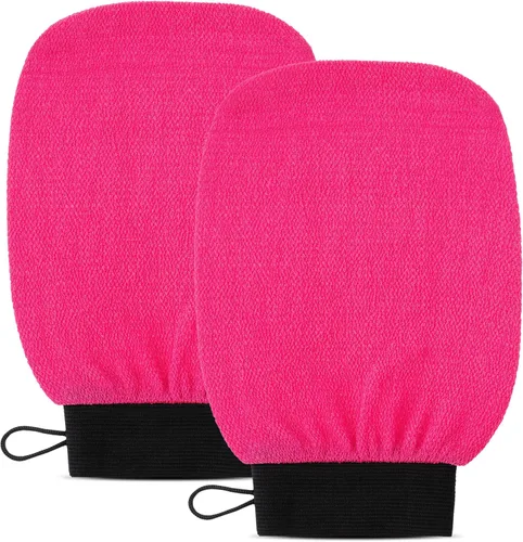 Vista 7 de Exfoliante corporal para uso en baño y ducha, exfoliante facial y exfoliante corporal, removedor de piel muerta, guante exfoliante para hombres
