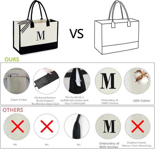 Vista 59 de BeeGreen Bolsa personalizada para mujeres, mamá, profesora, amigas, hermana, bolsas de regalo con bolsa de Comestic