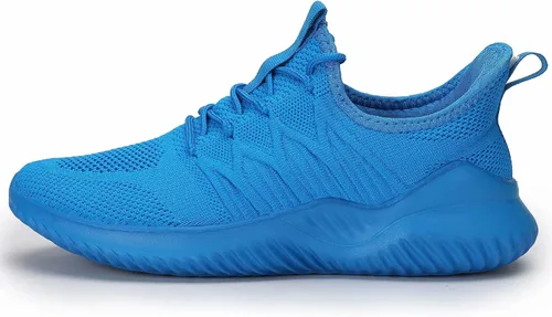 Vista 2 de Socviis Zapatos deportivos para correr para hombre, ligeros, transpirables, de malla