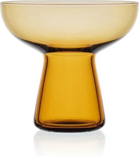 Vista 2 de Mikasa Phoebe Margarita - Juego de 4 vasos de cóctel, color ámbar